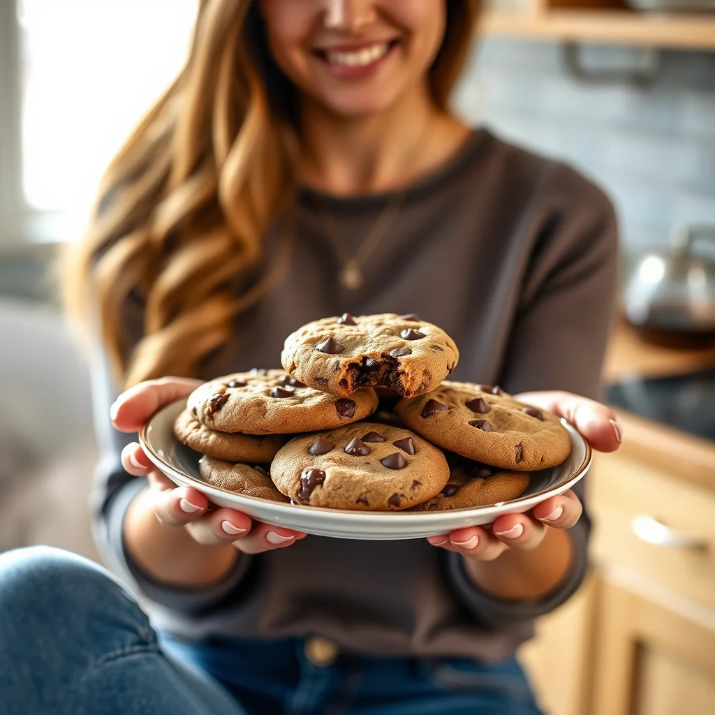 Double Chocolate Chip Cookies – vegetarian recipe