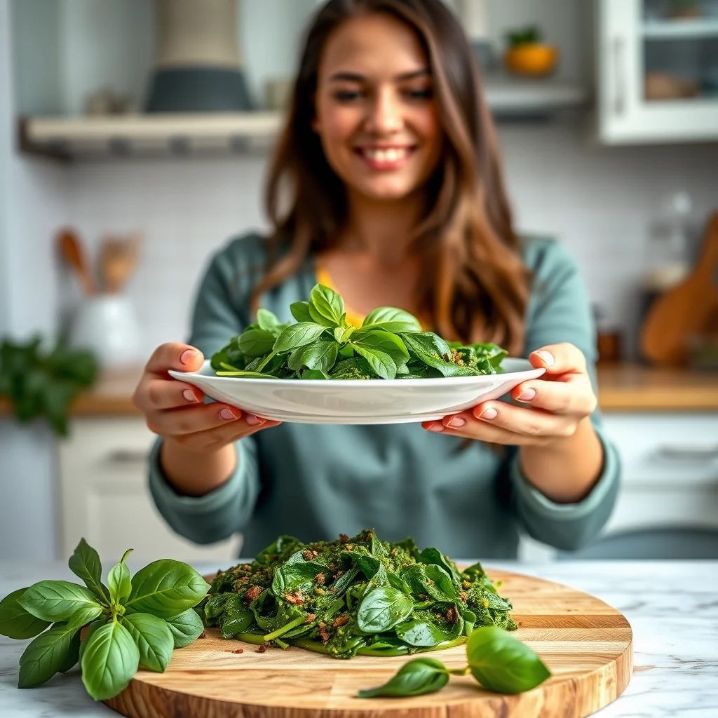Vibrant Year-Round Spinach Pesto – vegetarian recipe