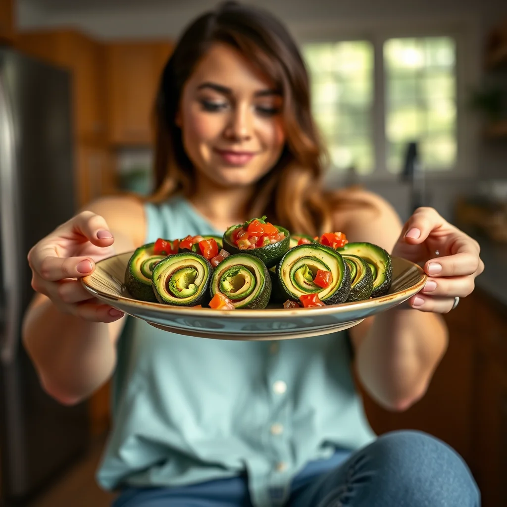 Effortless & Delicious Avocado Salsa Pinwheels – vegetarian recipe