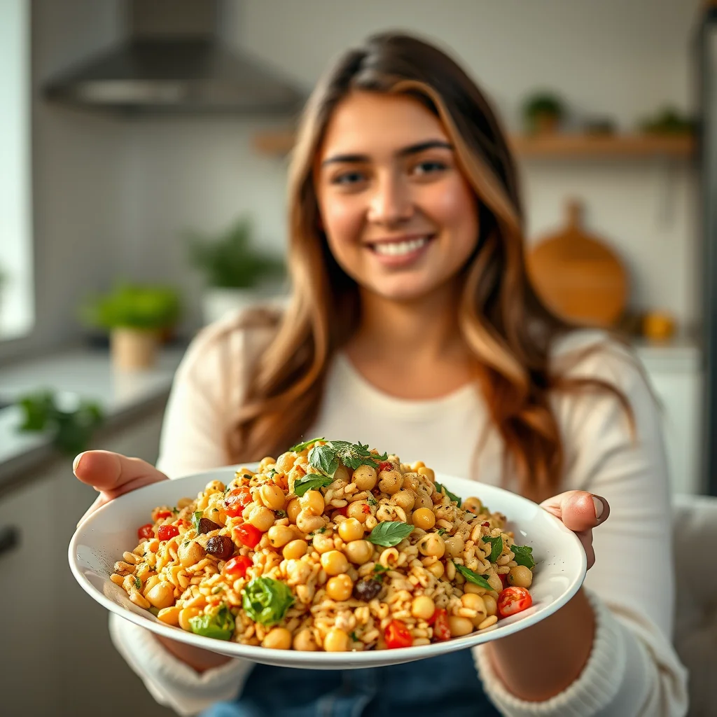 Incredible Mediterranean Orzo Salad – vegetarian recipe