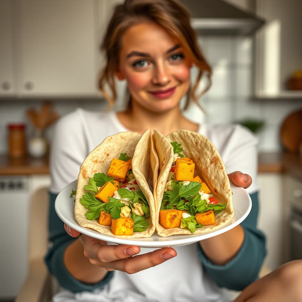 Classic Curry Tofu Salad Pitas – vegetarian recipe