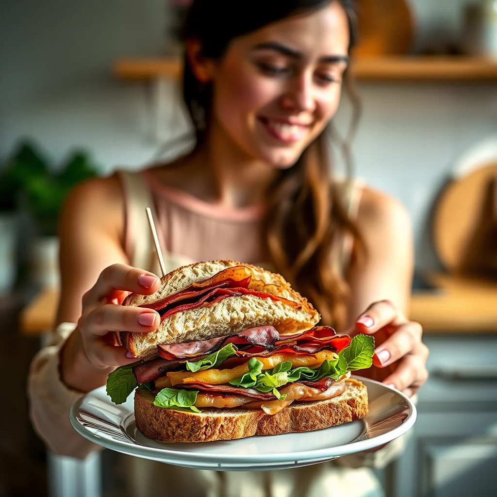 Vegetarian California Club Sandwich with Tempeh Bacon – vegetarian recipe