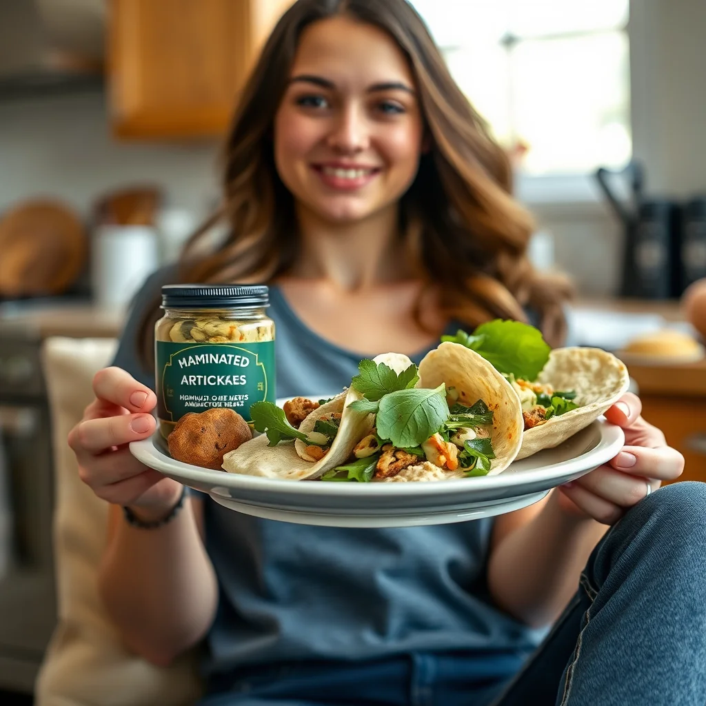 Hummus Veggie Wrap – vegetarian recipe