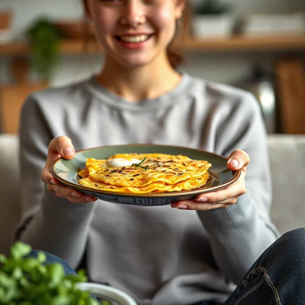 A Quick & Elegant Vegetarian Omelet – vegetarian recipe