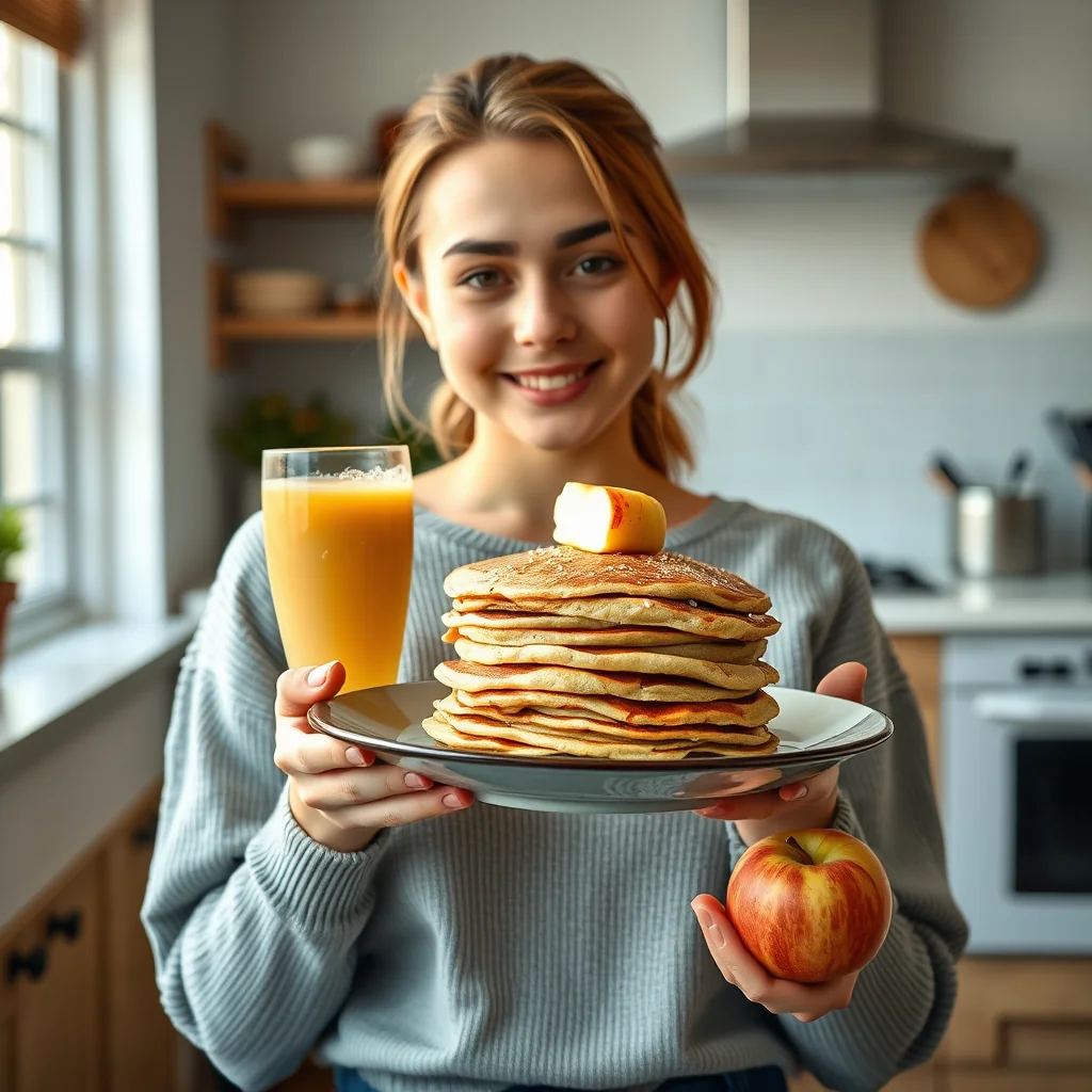 Apple Millet Pancakes – vegetarian recipe