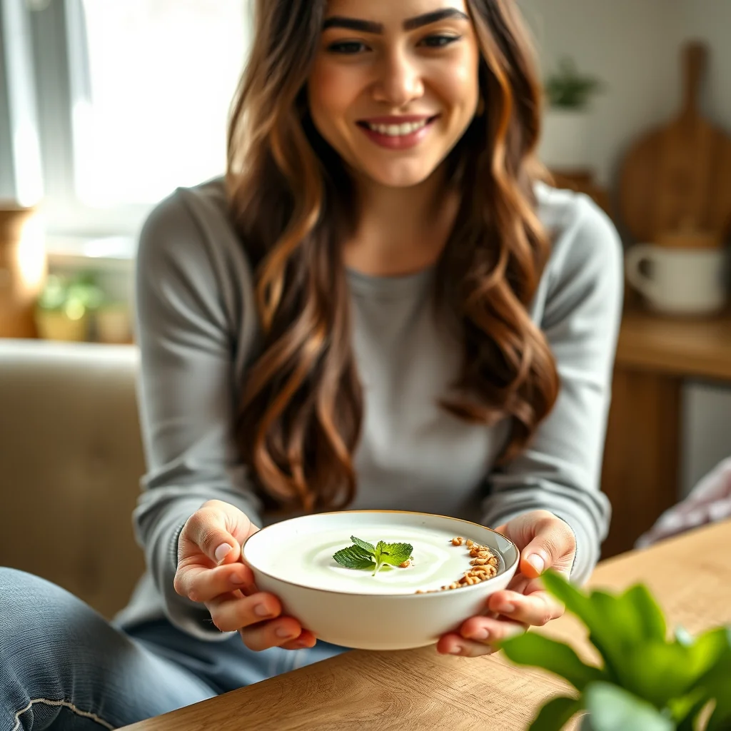 Cold Minty Yogurt Soup (Podina Dahi Shorba) – vegetarian recipe
