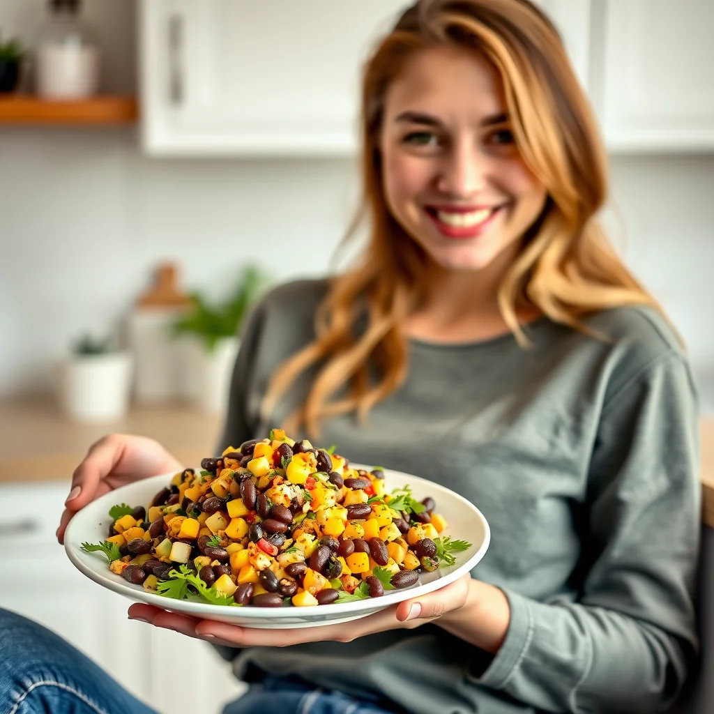 Southwestern Black Bean and Corn Salad – vegetarian recipe