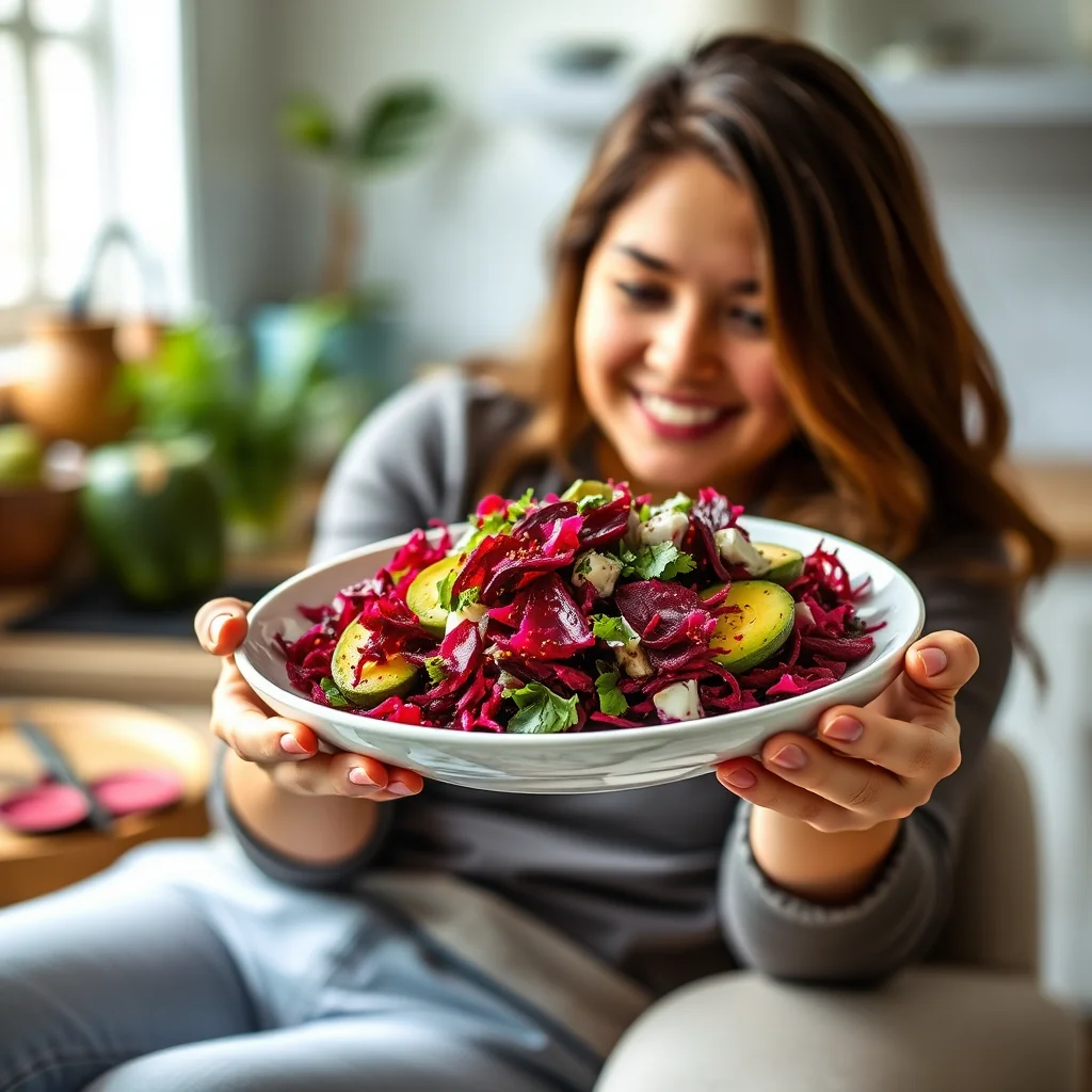 Raw Beet and Jicama Salad with Cumin-Lime Vinaigrette – vegetarian recipe