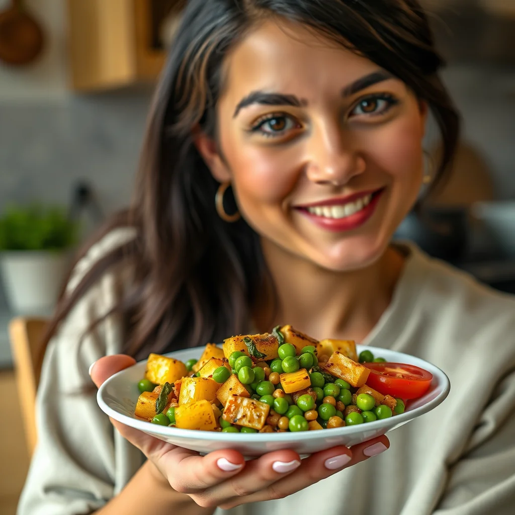 Summer Squash and Green Peas with Poppy Seeds TORAY HARI MAT – vegetarian recipe