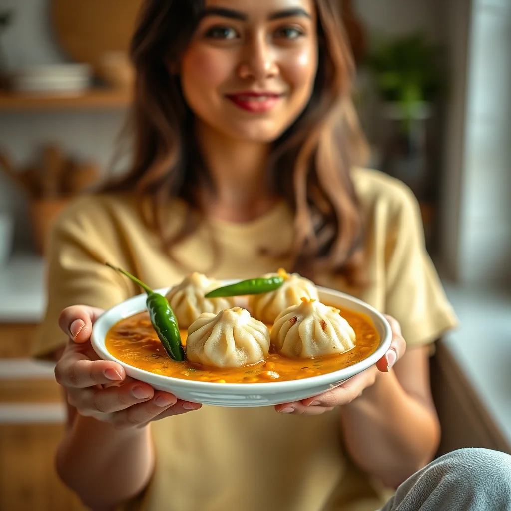 Steamed Split Pea Dumplings in Mild Karhi Sauce TOOVAR KOFTA – vegetarian recipe