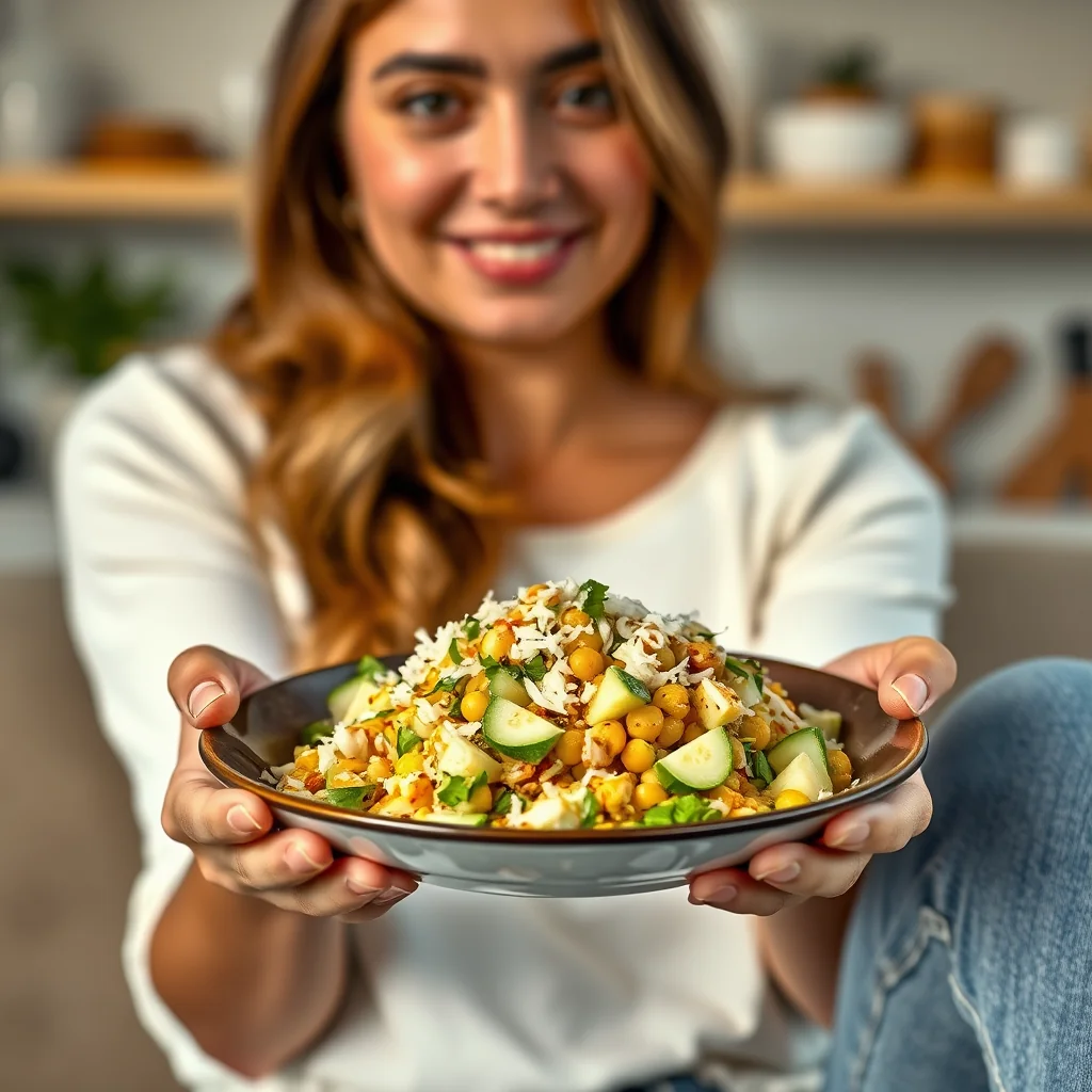 Moong Dal, Coconut, and Cucumber Salad – vegetarian recipe