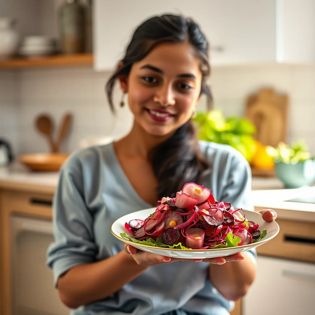 Crisp Lotus Root Salad: Ekadasee Bhen Kachamber – vegetarian recipe
