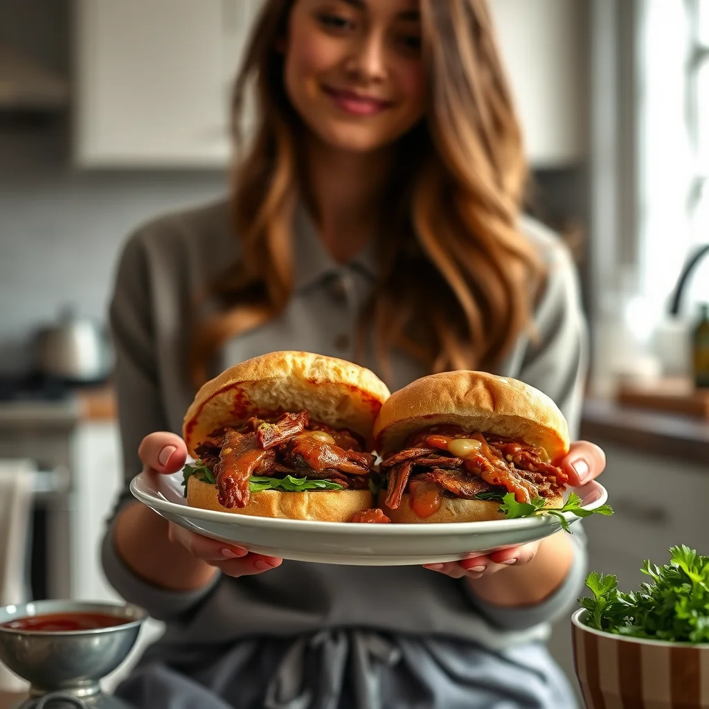 Carolina-Style Vegetarian BBQ Sandwiches – vegetarian recipe