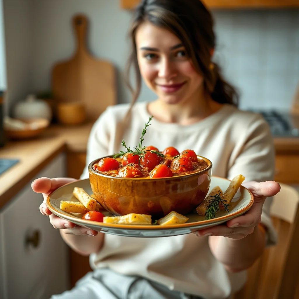 Provençal-Inspired Tomato and Herb Fondue – vegetarian recipe