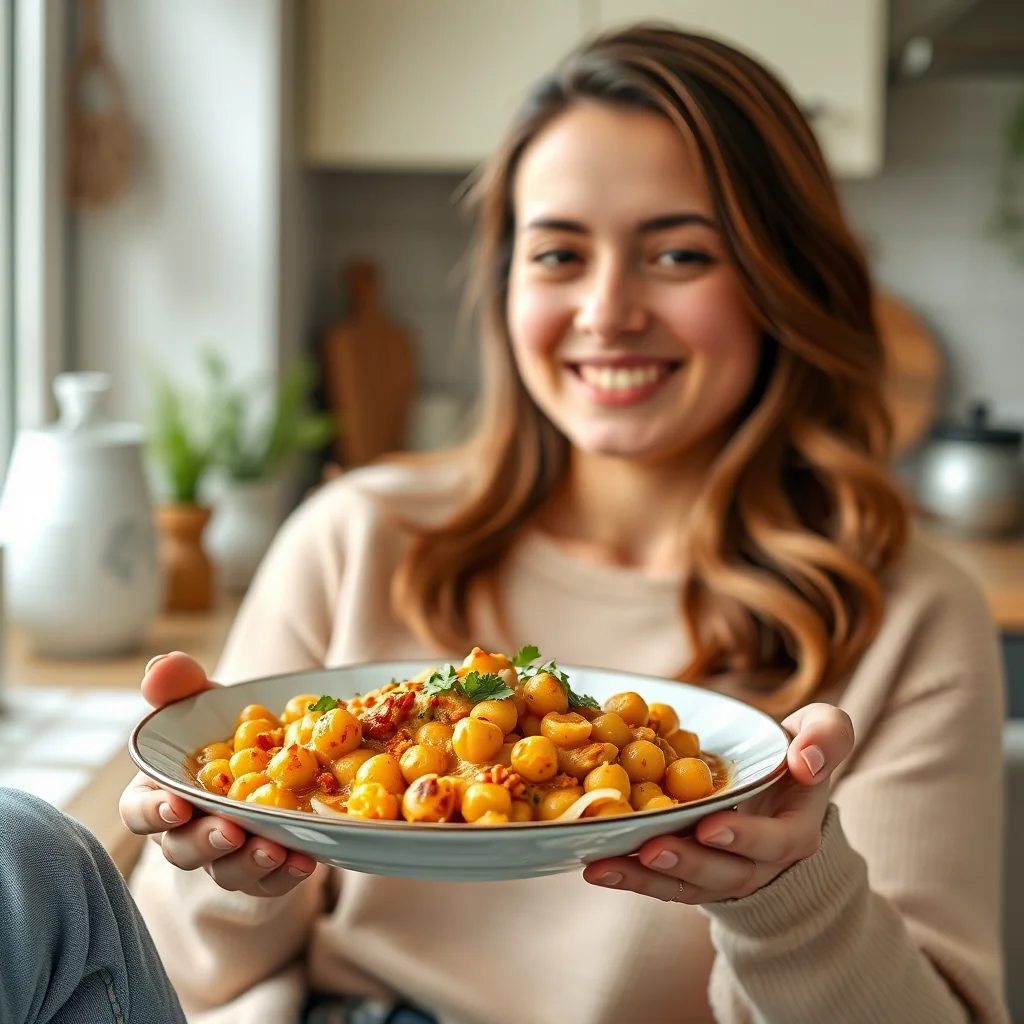 Creamy and Aromatic Chickpea Masala (30-Minute Recipe) – vegetarian recipe