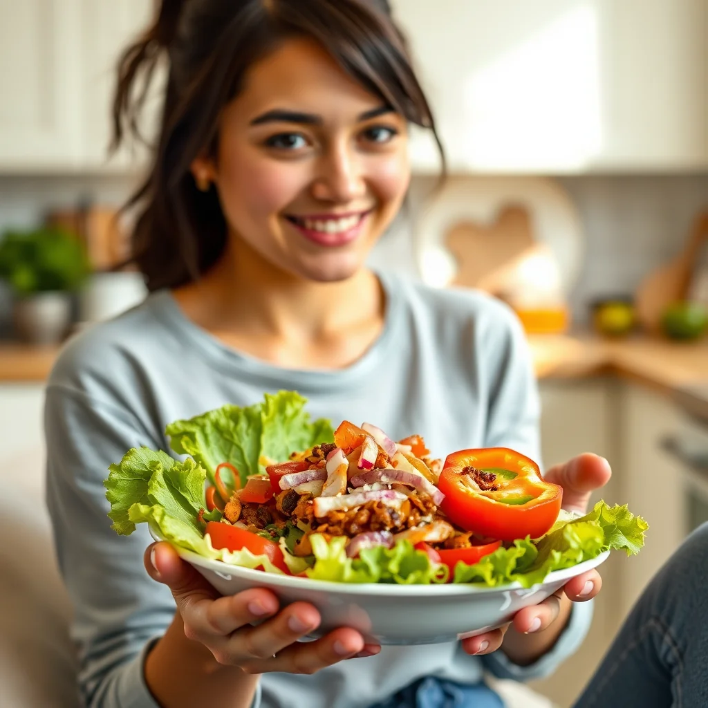 A Fiesta in a Bowl: The Ultimate Quick & Easy Taco Salad – vegetarian recipe