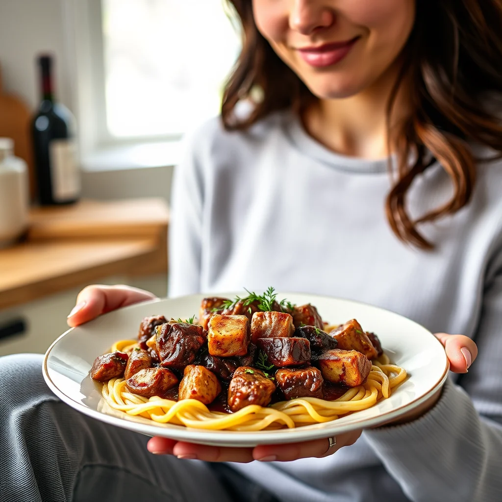 Vegan Tempeh Bourguignon – vegetarian recipe