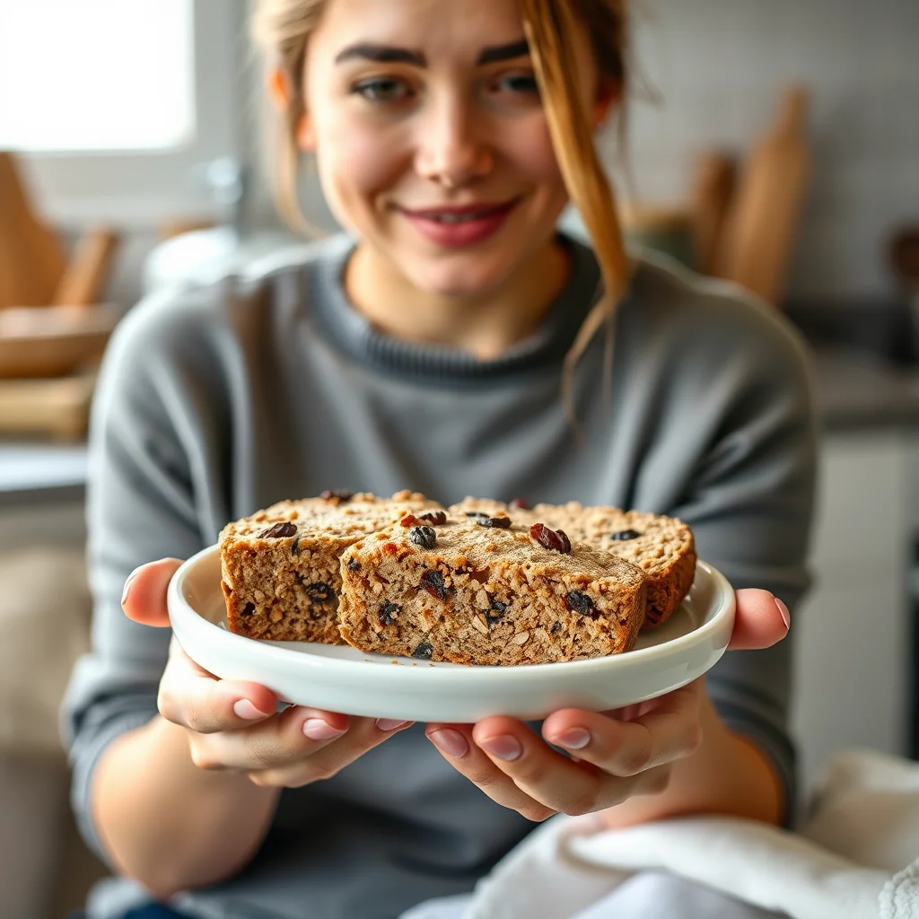 Cinnamon Raisin Essene Bread (No-Yeast Sprouted Bread) – vegetarian recipe