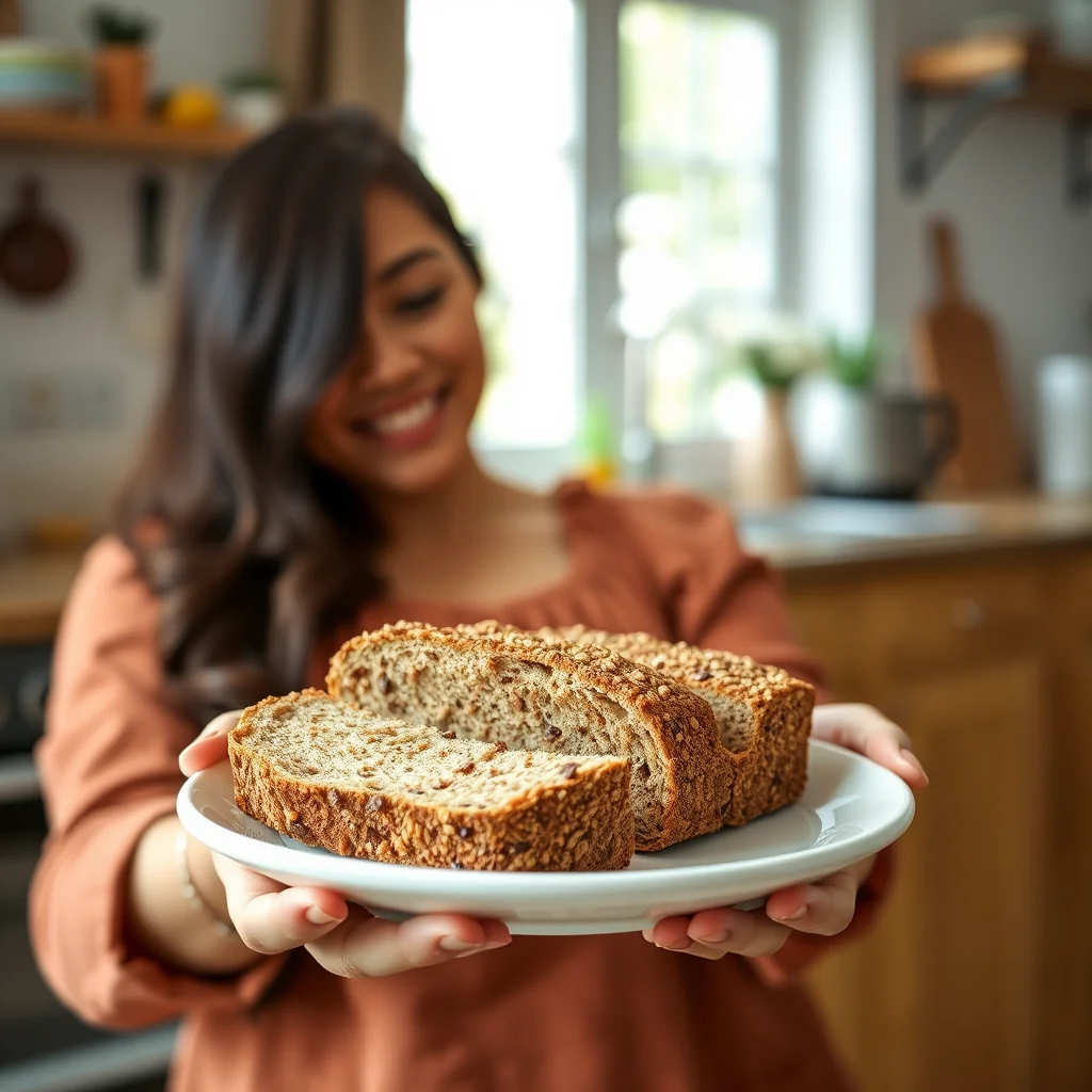 Hearty Whole-Grain Flaxseed Bread – vegetarian recipe