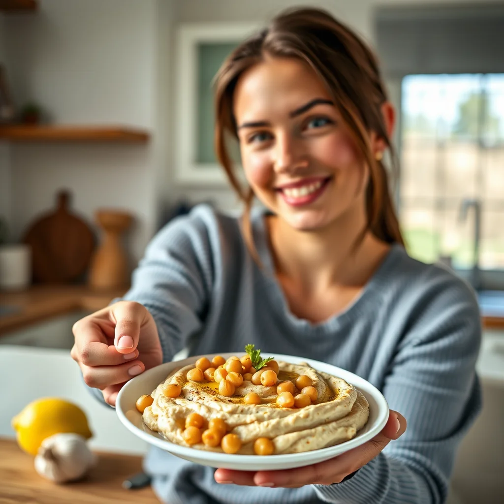Classic Creamy Hummus Recipe – vegetarian recipe