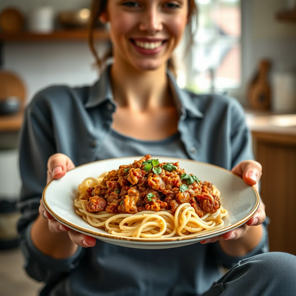 Hearty Tempeh Bolognese – vegetarian recipe