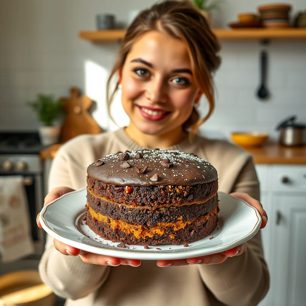 Mind-Blowing Sweet Potato Chocolate Cake – vegetarian recipe