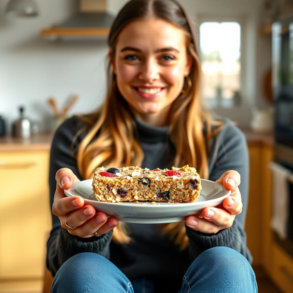 The Perfect Grab-and-Go Fruit and Nut Breakfast Bar – vegetarian recipe
