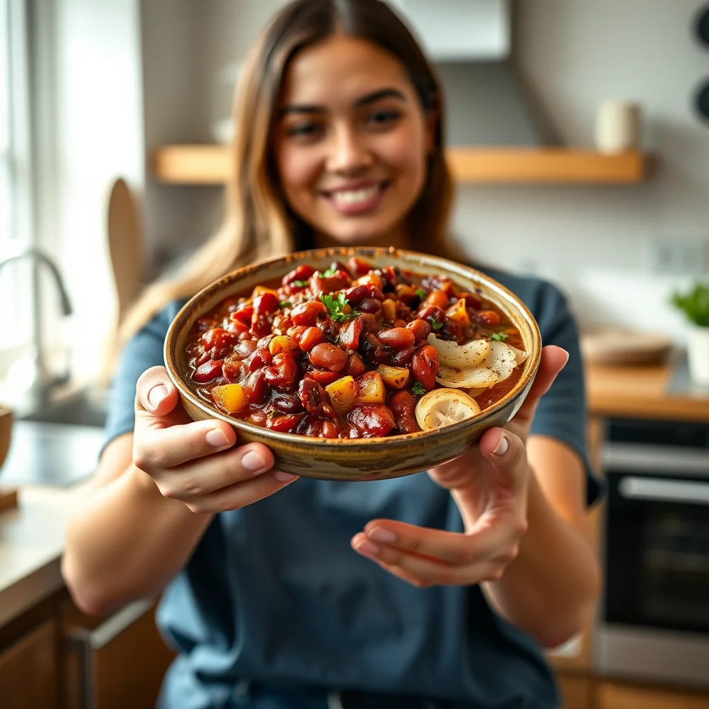Hearty Vegetarian Red Bean Chili – vegetarian recipe