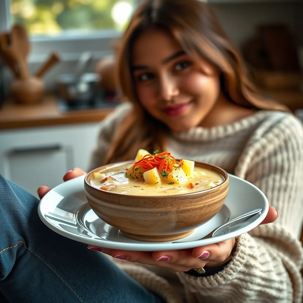 The Ultimate Comfort in a Bowl: Baked Potato Soup! – vegetarian recipe