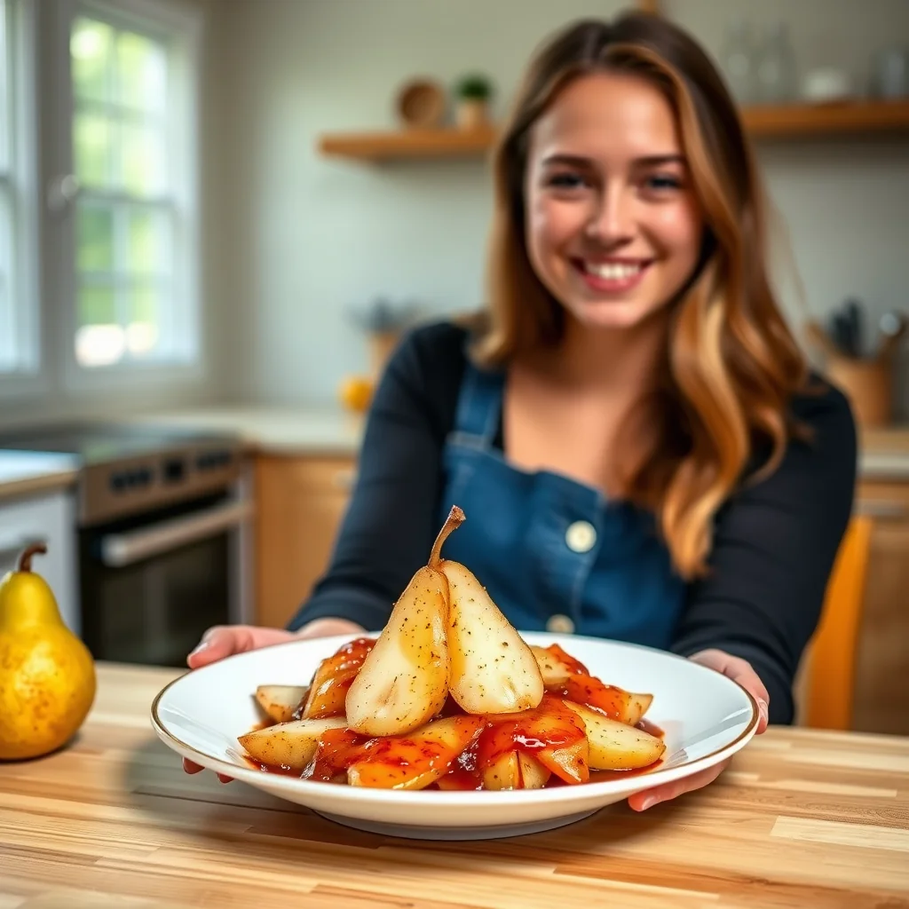 Easy Microwave Pear Jam – vegetarian recipe