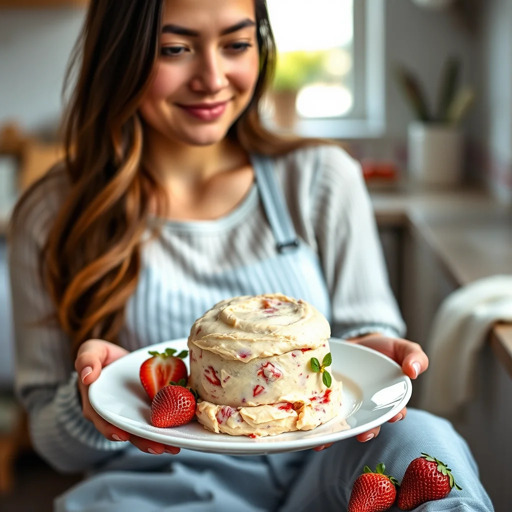 Simple Strawberry Vanilla Butter – vegetarian recipe