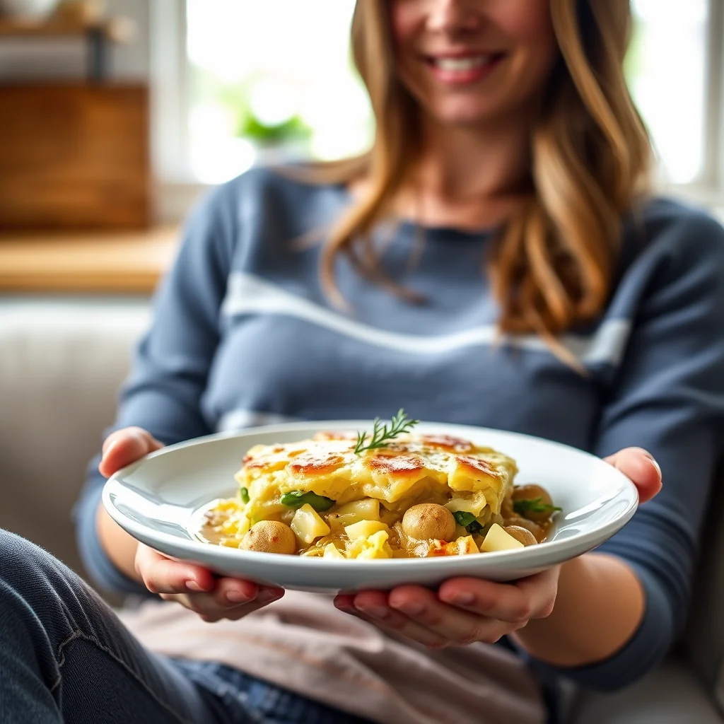 Mature Cheddar and Savoy Cabbage Pudding with Ale Reduction – vegetarian recipe