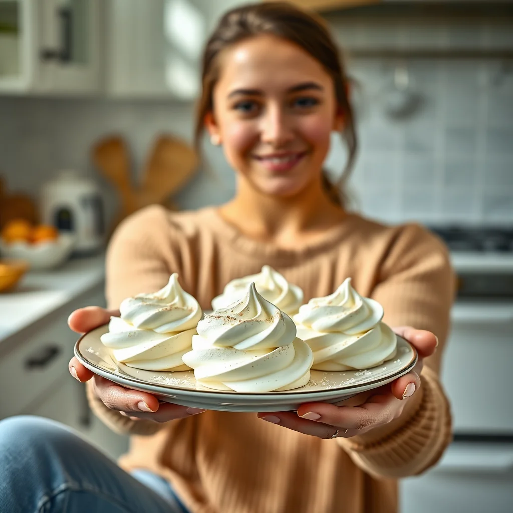 Ethereal Meringue Nests – vegetarian recipe
