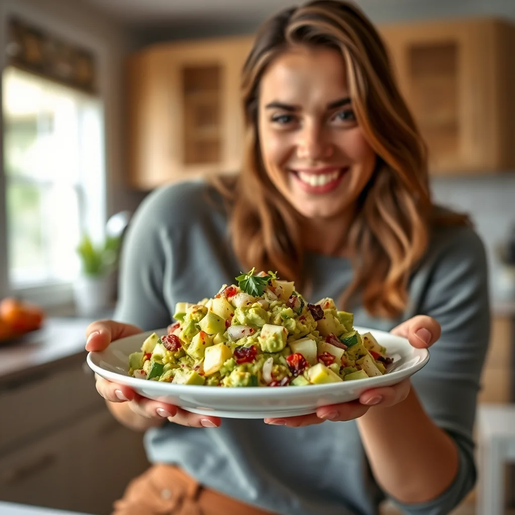 Unforgettable Apple Guacamole with a Secret Crunch – vegetarian recipe