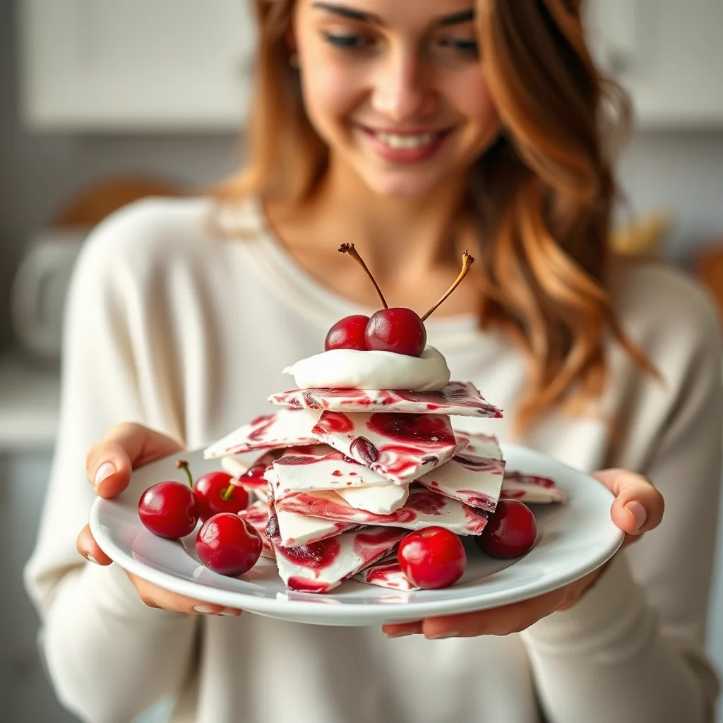 Frozen Fruit and Yogurt Bark – vegetarian recipe