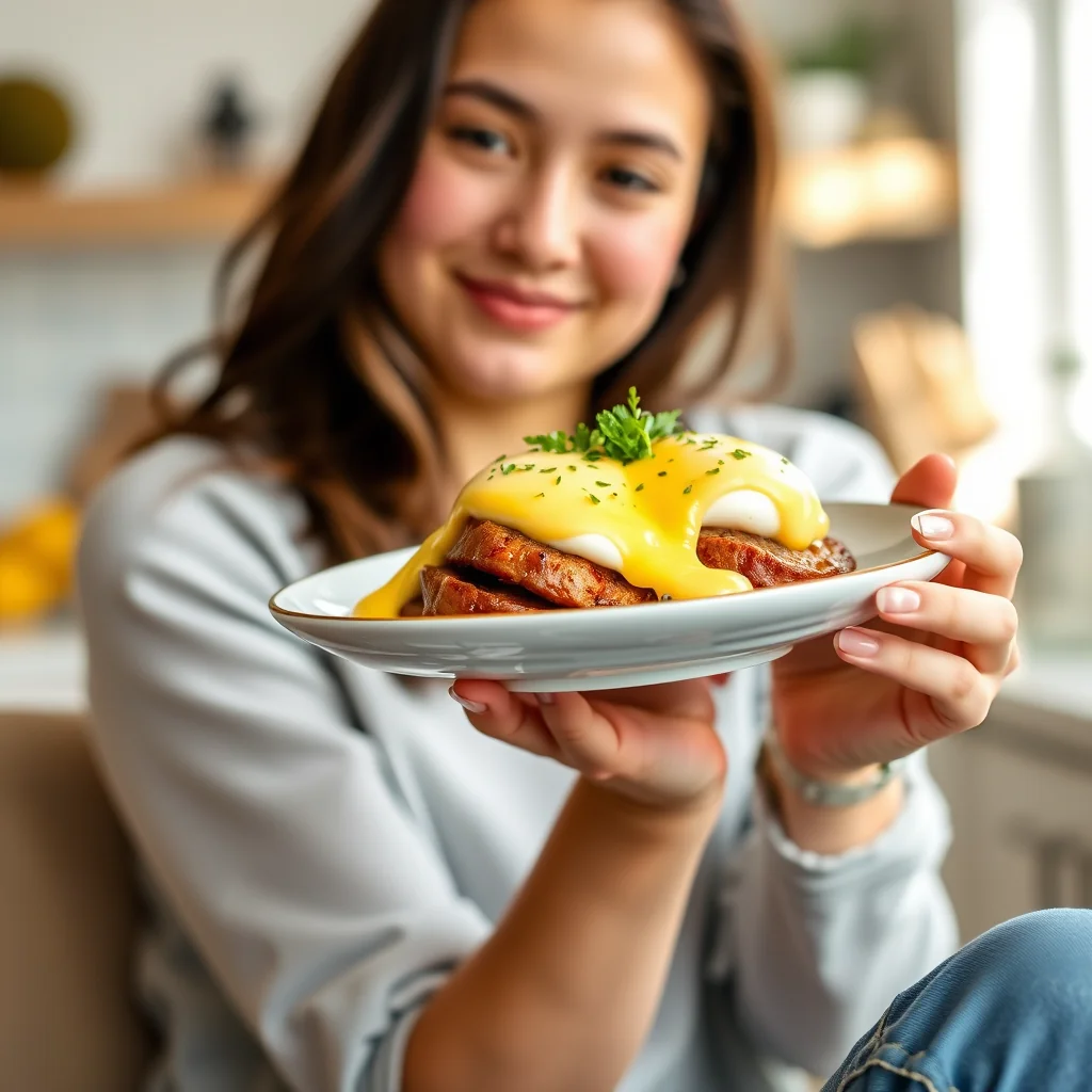 California-Inspired Eggs Benedict with Yogurt Hollandaise – vegetarian recipe