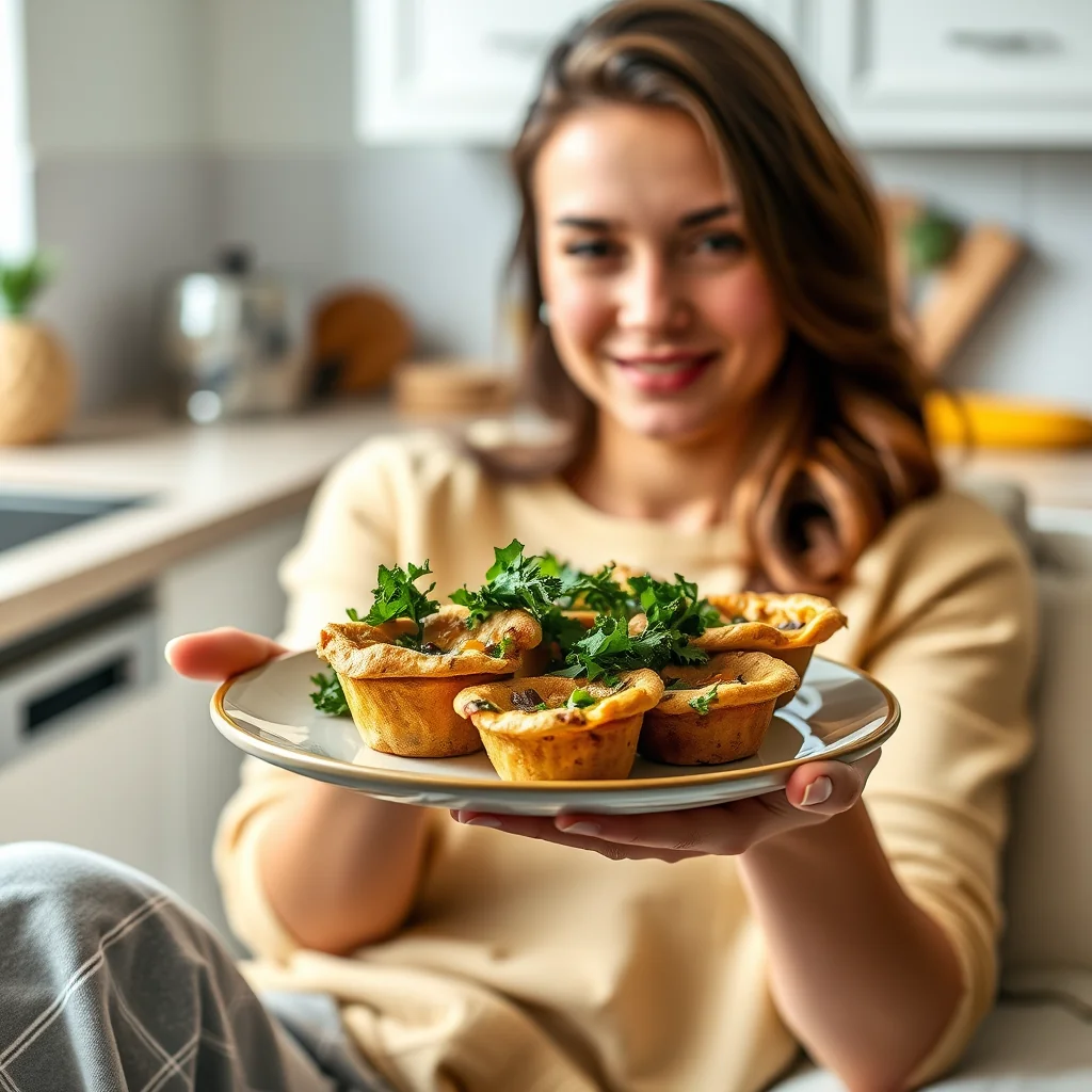 Crustless Kale & Sweet Potato Mini Quiches – vegetarian recipe