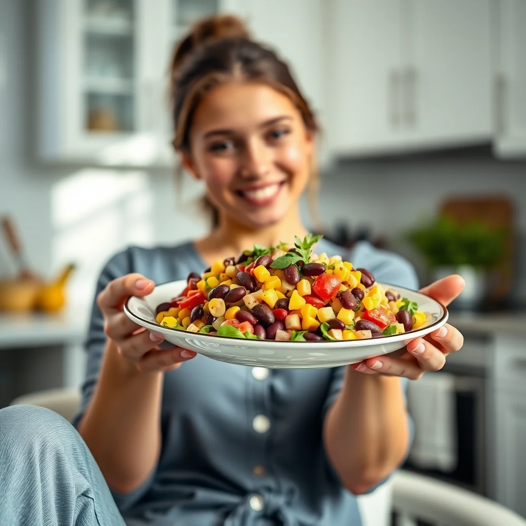 Vibrant Five-Bean Salad – vegetarian recipe