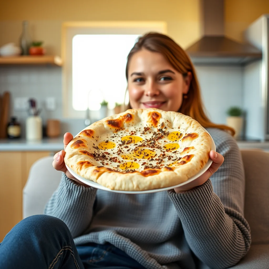Simple Zaatar Flatbread – vegetarian recipe
