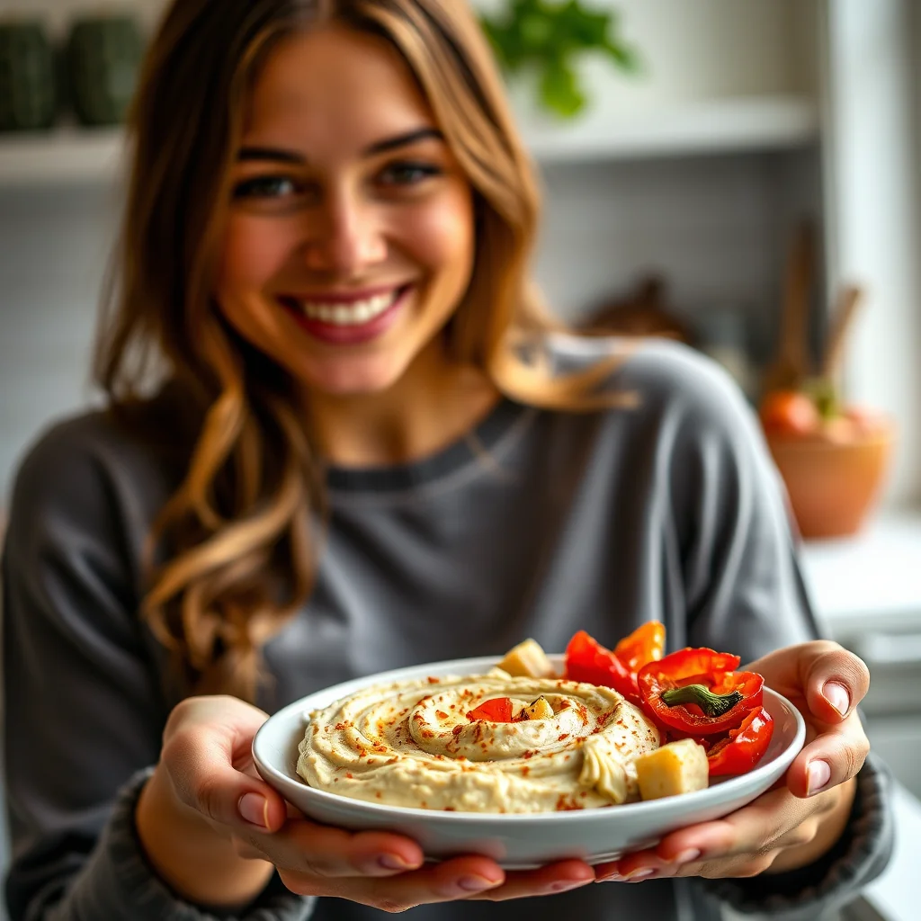 Artichoke and Roasted Red Pepper Dip – vegetarian recipe