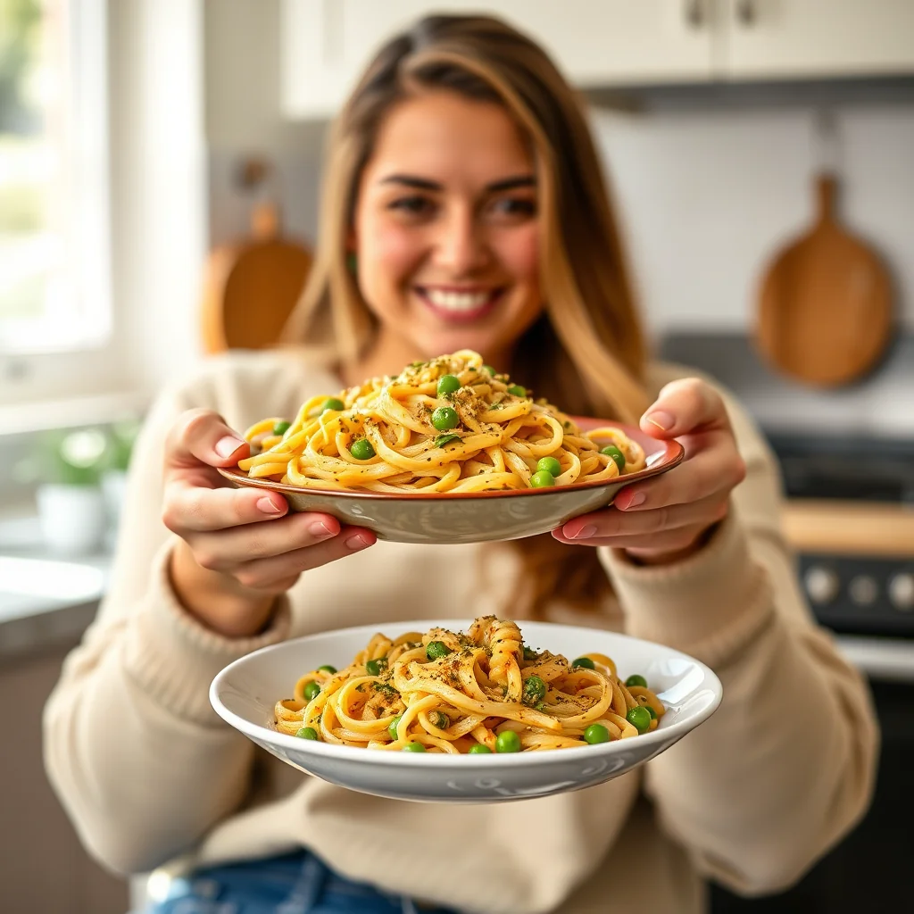 Lemon Herb Veggie Pasta – vegetarian recipe