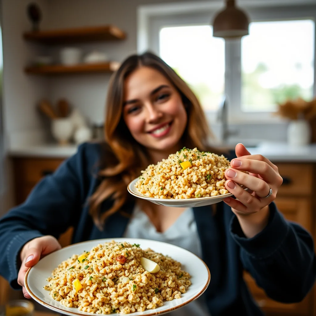 Easy Garlic Quinoa – vegetarian recipe