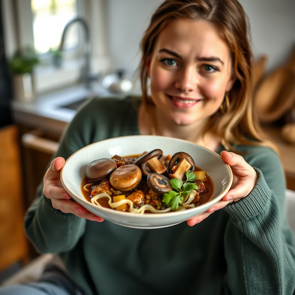 Hearty Plant-Based Irish Mushroom Stew – vegetarian recipe