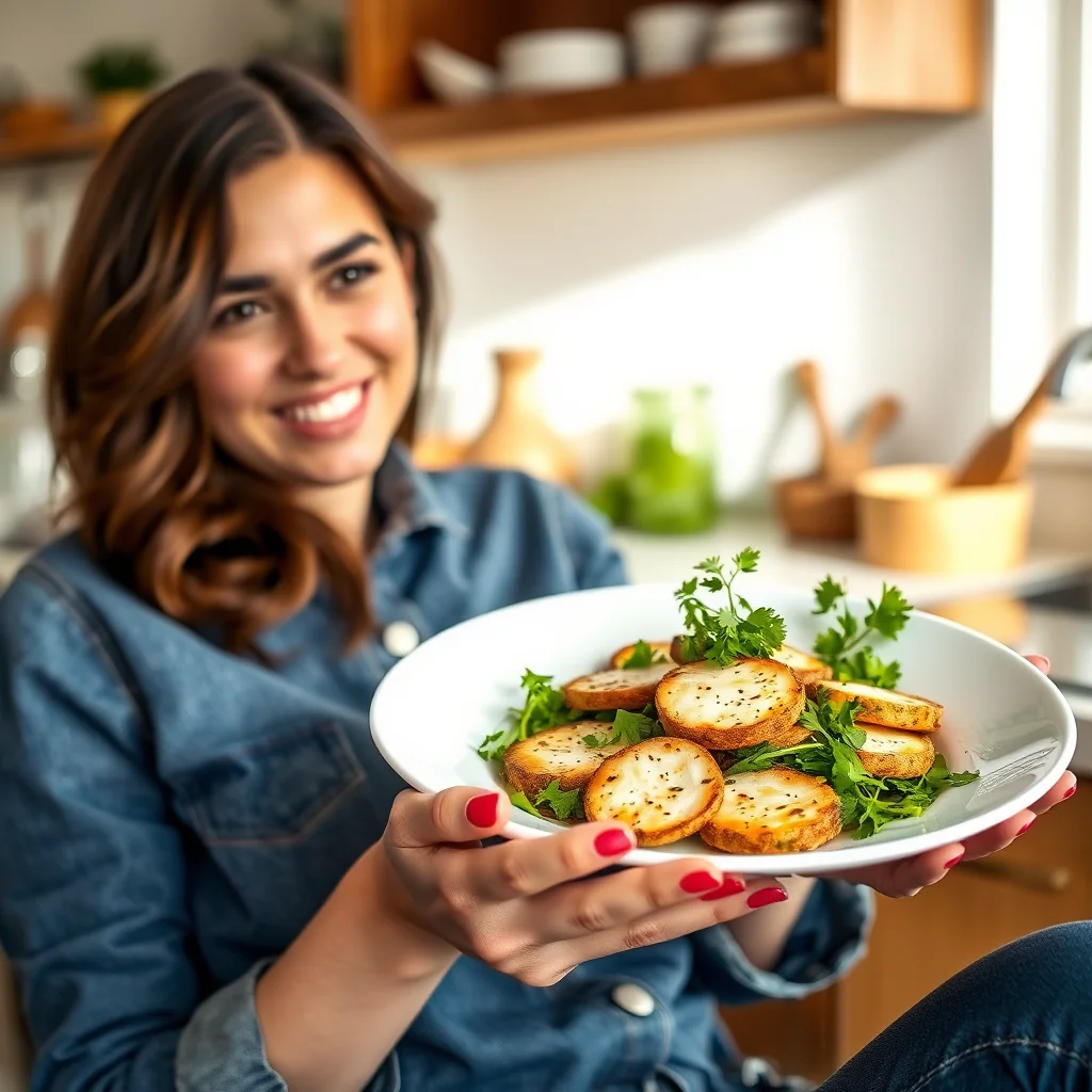 Turkish Herb Salad with Pan-Fried Halloumi – vegetarian recipe
