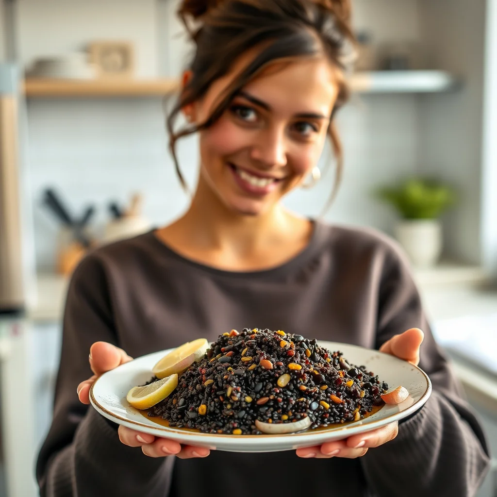 Aromatic Spiced Black Quinoa – vegetarian recipe