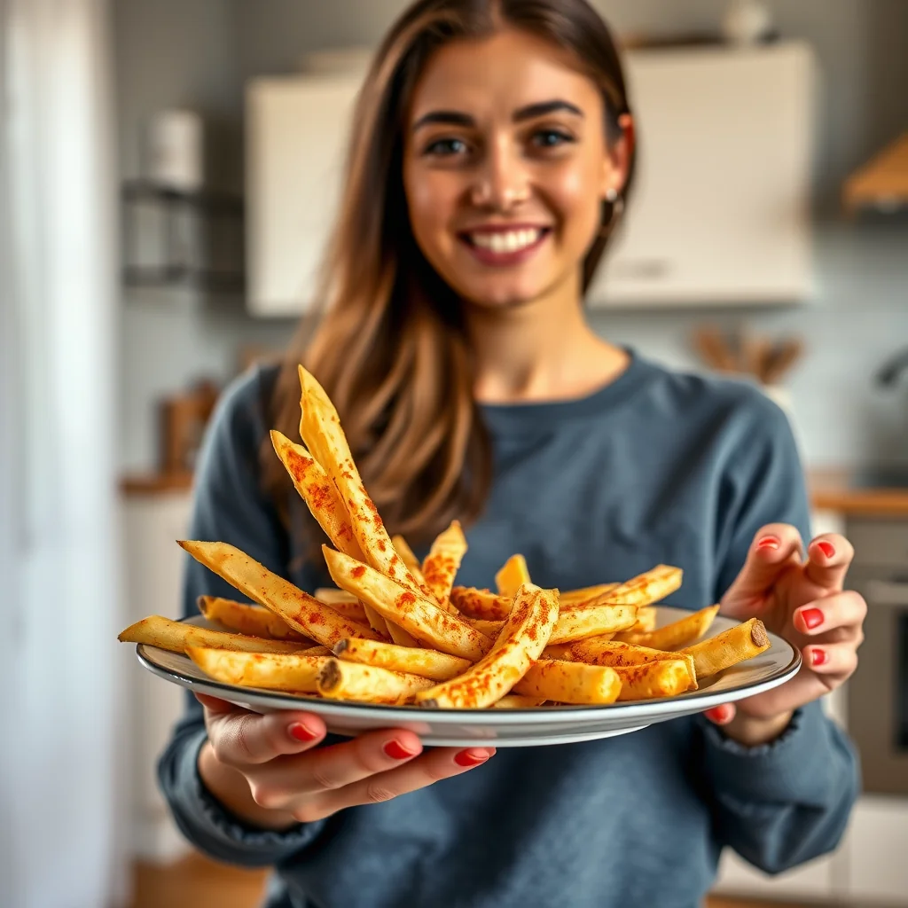 Crispy Baked Parsnip Fries – vegetarian recipe