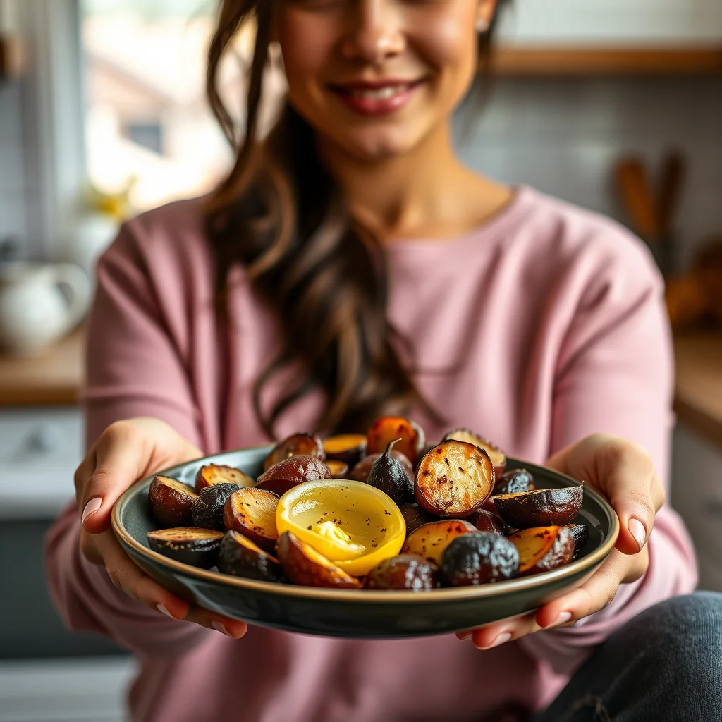 Smoky Roasted Fingerling Potatoes – vegetarian recipe