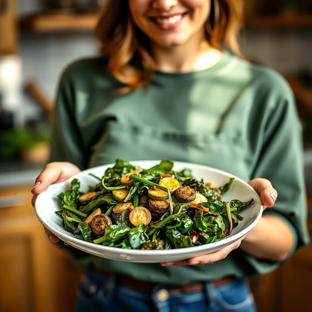 Quick Southern-Style Vegetarian Collard Greens – vegetarian recipe