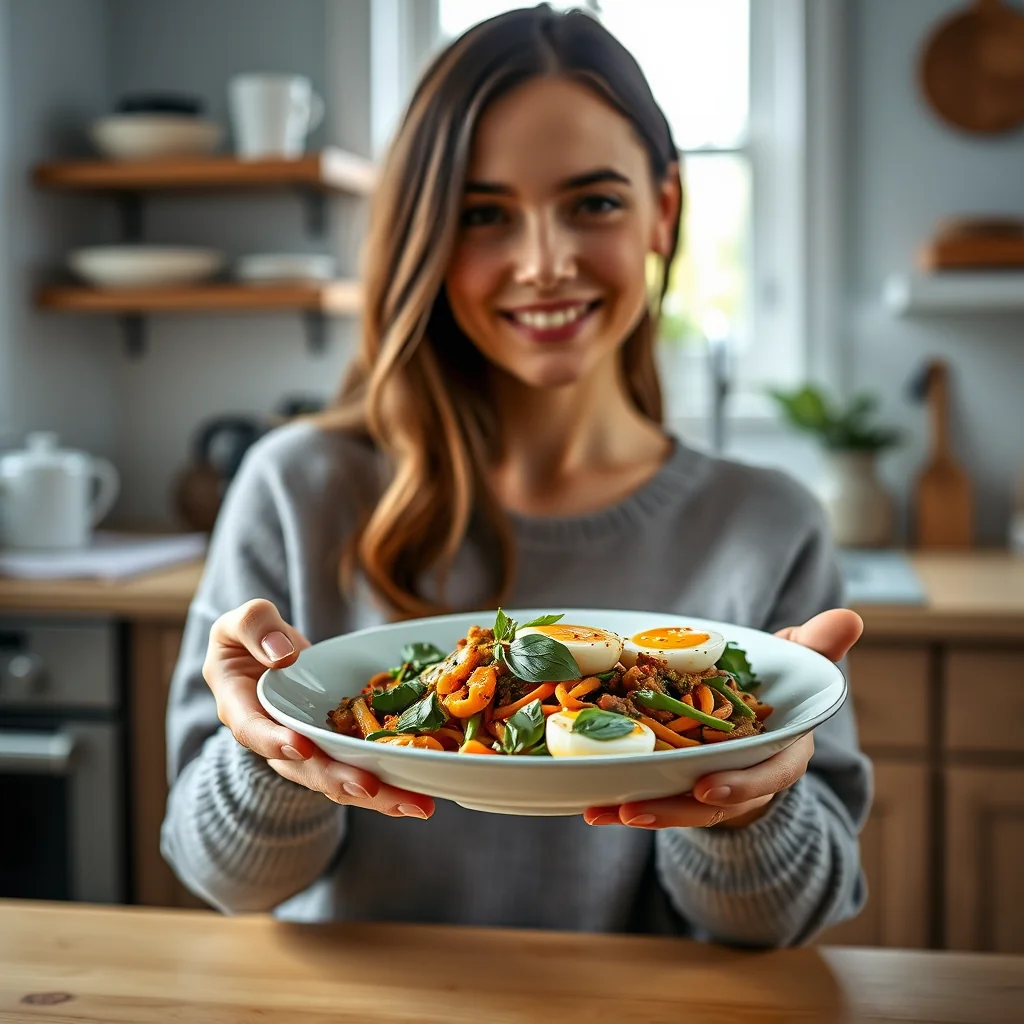 Thai Basil Egg Stir-Fry – vegetarian recipe