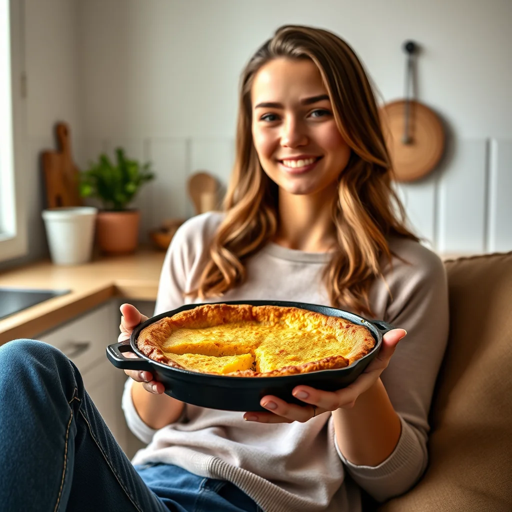 Wholesome Skillet Cornbread with a Crispy Crust – vegetarian recipe